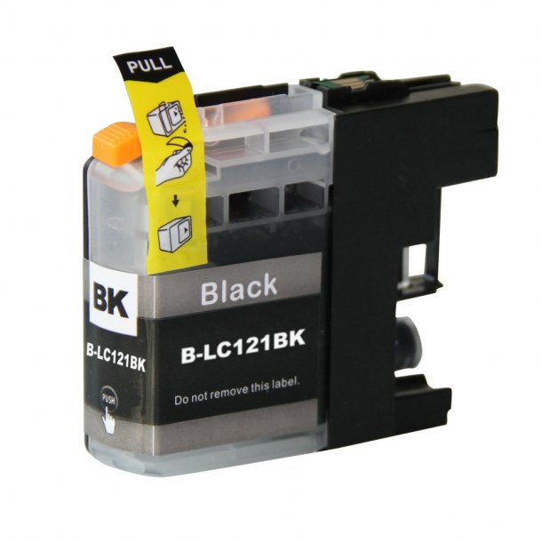 Brother LC 121 BK (16 ml) Black, Compatible Ink Cartridge