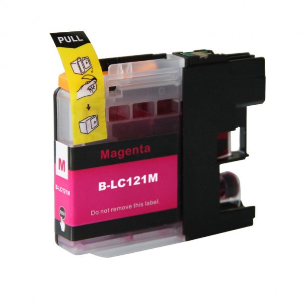 Brother LC 121 M Magenta kompatibel blkpatron (10 ml)
