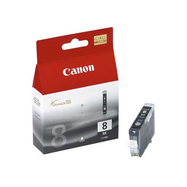 Canon CLI 8 BK, Svart blckpatron, Original, 13ml