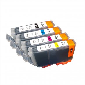 Kompatible blkpatroner Canon CLI 8 - 0620B001, 4 stk. rabatpakke 56 ml