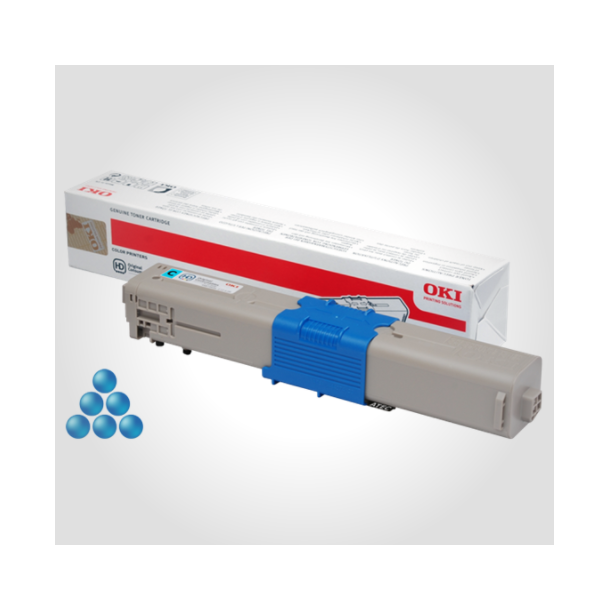 OKI C 332/MC 363 C lasertoner - 46508711 Original - Cyan 3000 sider