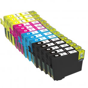 Pixojet bläckpatroner Epson T1281 - T1284 - C13T12814012, 14 st. rabattpaket 192 ml