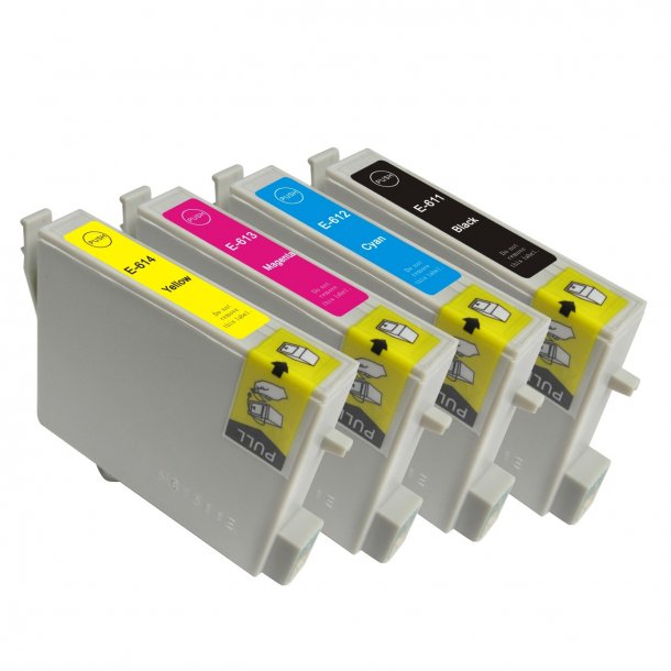 Epson T0611/T0612/T0613/T0614 Ink Cartridge Combo Pack 5 pcs - Compatible - BK/C/M/Y 72,8 ml