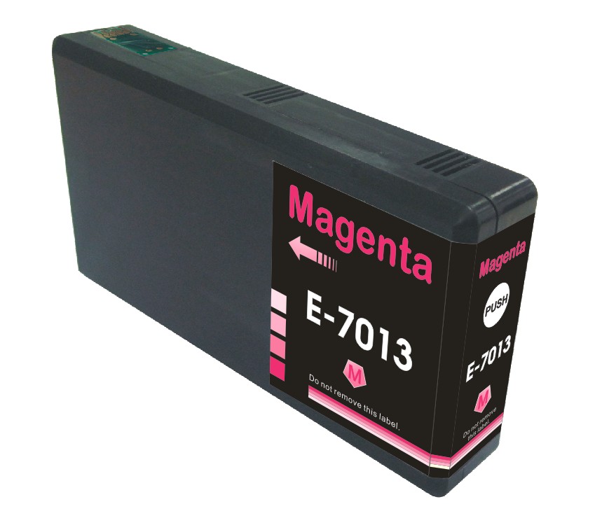Køb Epson T7013 M  blækpatron - Kompatibel - Magenta 36 ml C13T70134010 - Pris 55.00 kr.