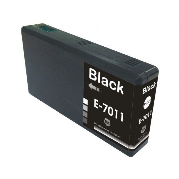 Epson T7011 BK - Sort 70 ml - kompatibel blkpatron C13T70114010