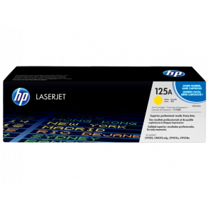 HP toner 125A - CB542A gul 1400 sider, original