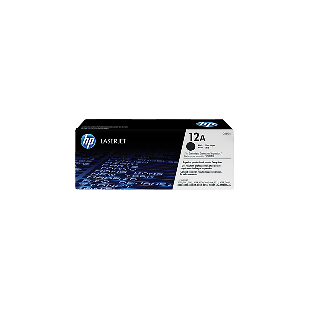 HP 12A - Q2612A BK Original Toner 2400 sidor