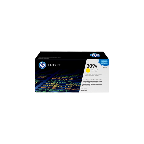 HP Q2672A Y gul Lasertoner, Original