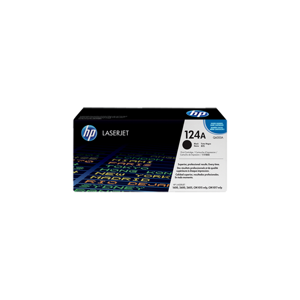 HP Q6000A BK Svart Laser toner, Original
