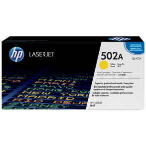 HP 502A Y Toner - Q6472A Original - Gul 4000 sider