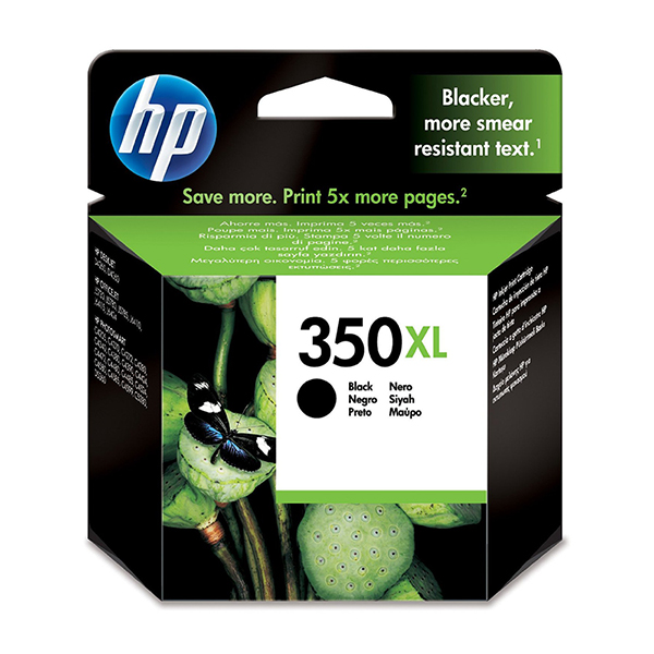 HP 350 XL  BK blekkpatron – CB336EE Original – Svart 25 ml