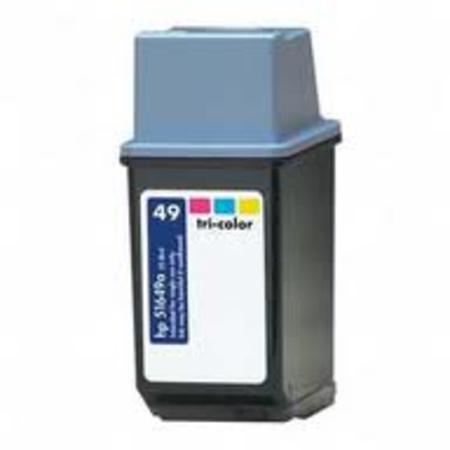 Køb HP 49 C- 51649A Kompatibel - Farve 25 ml - Pris 149.00 kr.