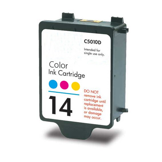 Køb Kompatibel HP 14 - 5010DE bl_kpstron farvee 23 ml CMY - Pris 99.00 kr.