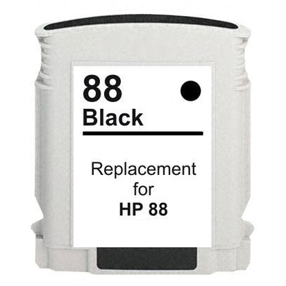 Køb Kompatibel HP 88 XXL - C9396A blækpatron 69 ml sort - Pris 55.00 kr.