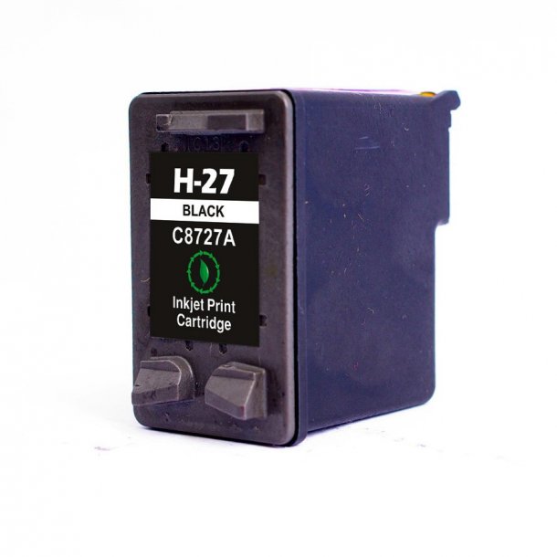 HP 27 BK - Sort 20 ml - C8727AE Kompatibel blkpatron