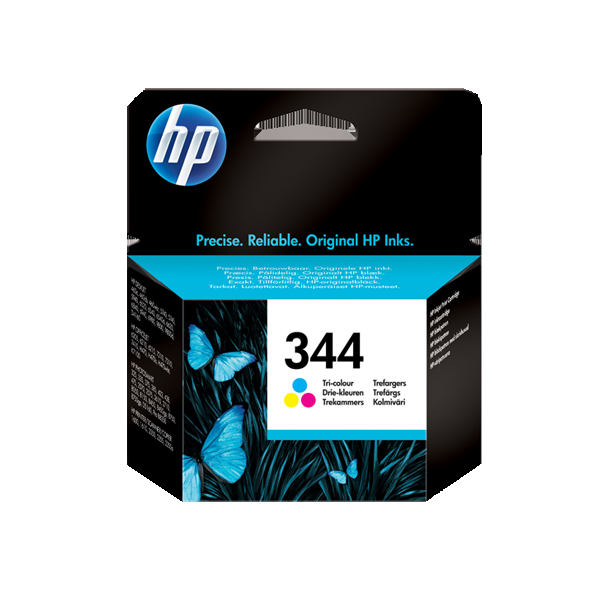 HP 344 - C9363EE blkpatron 3-farvet 14 ml, original