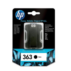 HP 363 BK (C8721EE) med chip, sort blkpatron, Original, 6 ml