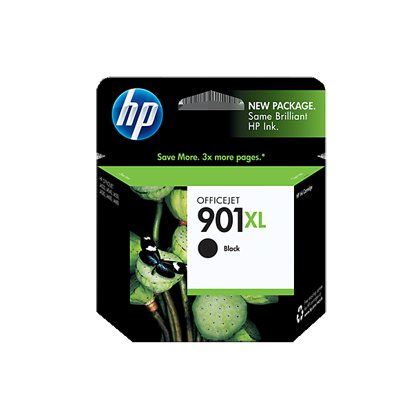 HP 901 XL BK -CC654AE svart blckpatron, Original -14 ml