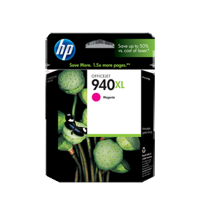 HP 940 XL M med chip C4908AE Original bläckpatron -28 ml