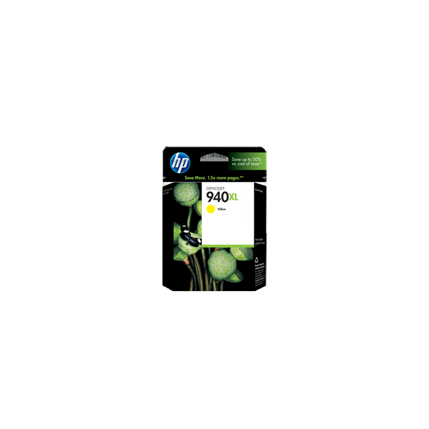HP 940 XL Y med chip C4909AE Original bl&auml;ckpatron (28 ml)