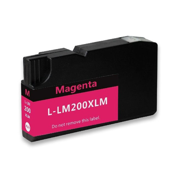 Køb Lexmark 200 XL M  blækpatron - Kompatibel - Magenta 35 ml - Pris 125.00 kr.