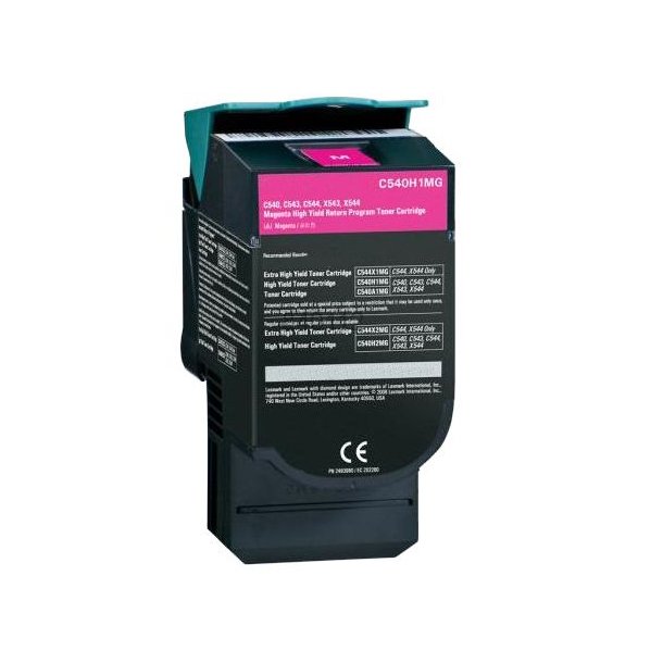 Lexmark C540/C543/C544 - C540H1MG Toner Kompatibel Magenta 2000 sider