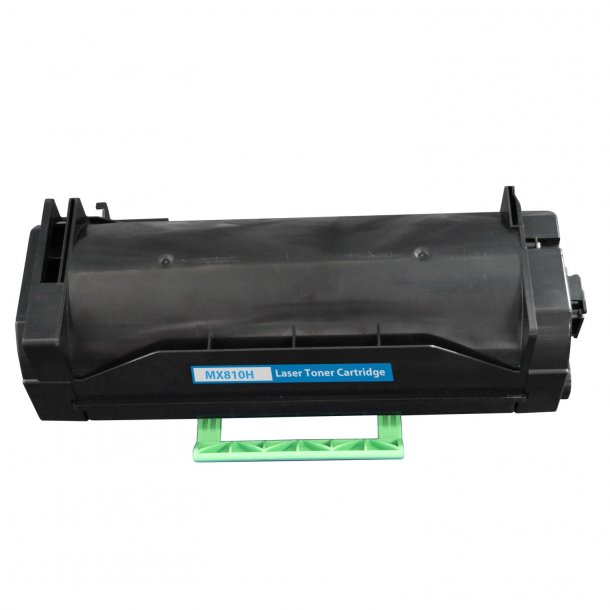 Lexmark MX810H BK Lasertoner, Sort, Kompatibel (25000 sider)