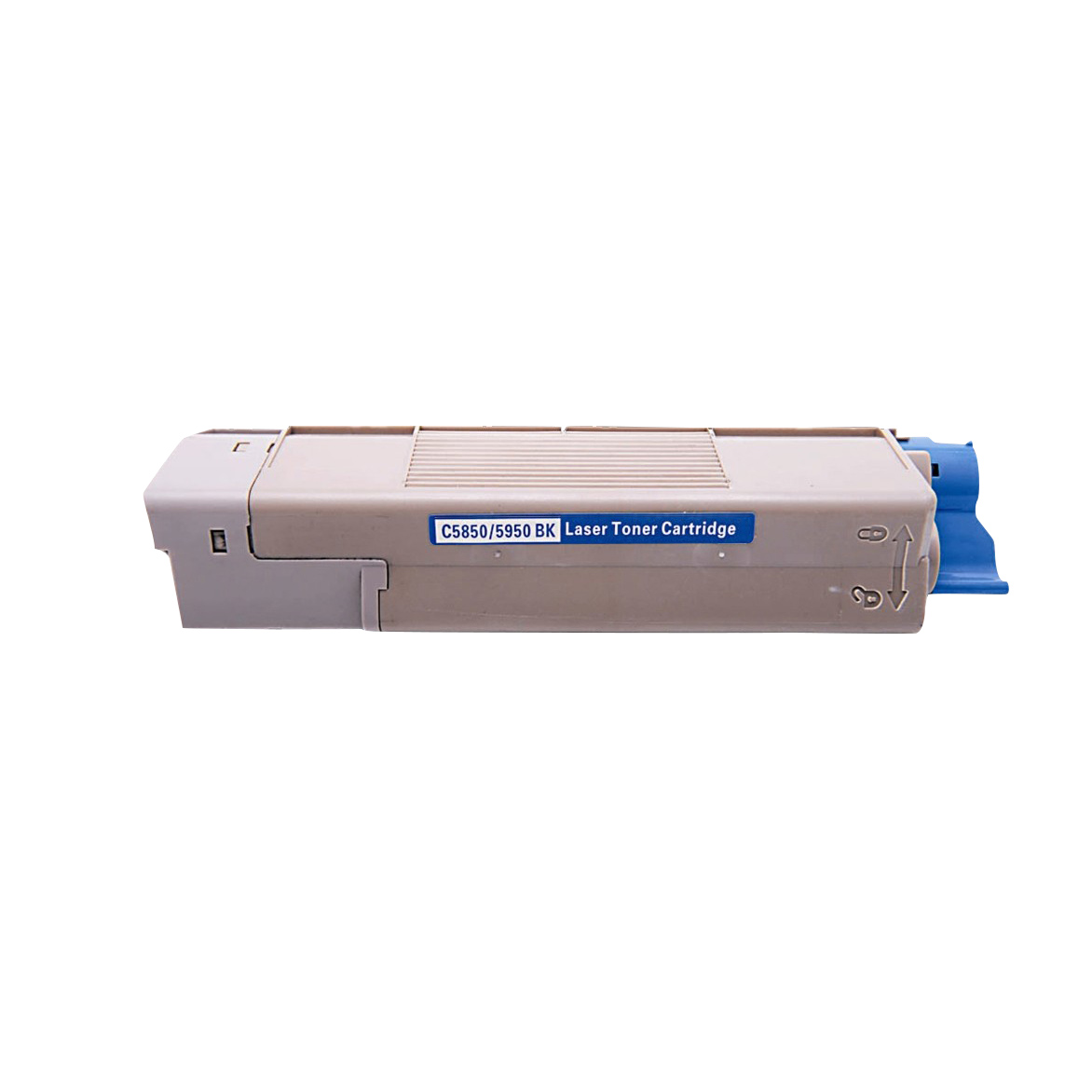 OKI C5850/5950/MC560 BK Lasertoner, sort, kompatibel (8000 sider)