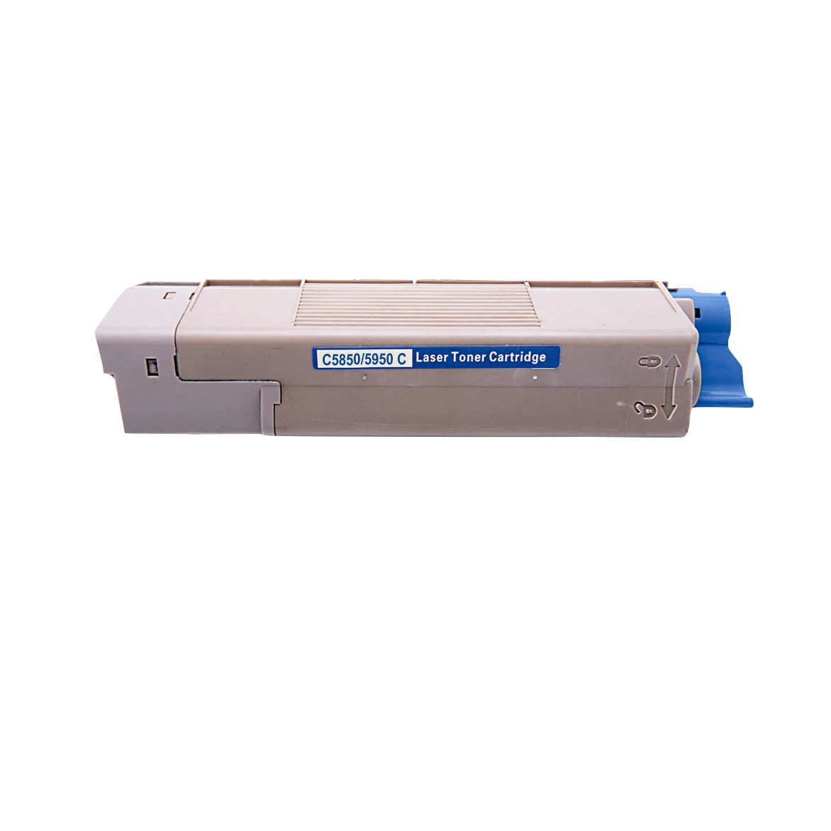 OKI C5850/5950/MC560 C Lasertoner, Cyan, kompatibel (6000 sider)