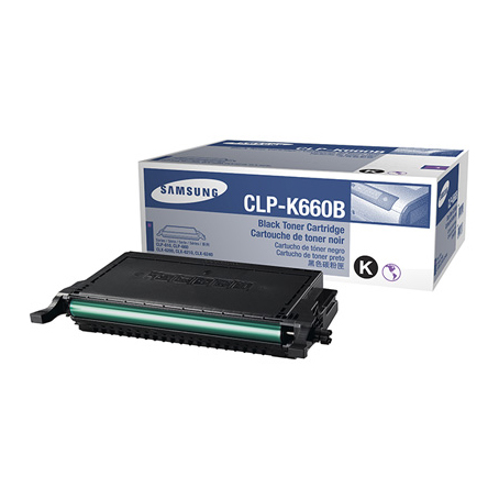 Samsung CLP-K660B BK Toner – Original – Svart 5500 sider