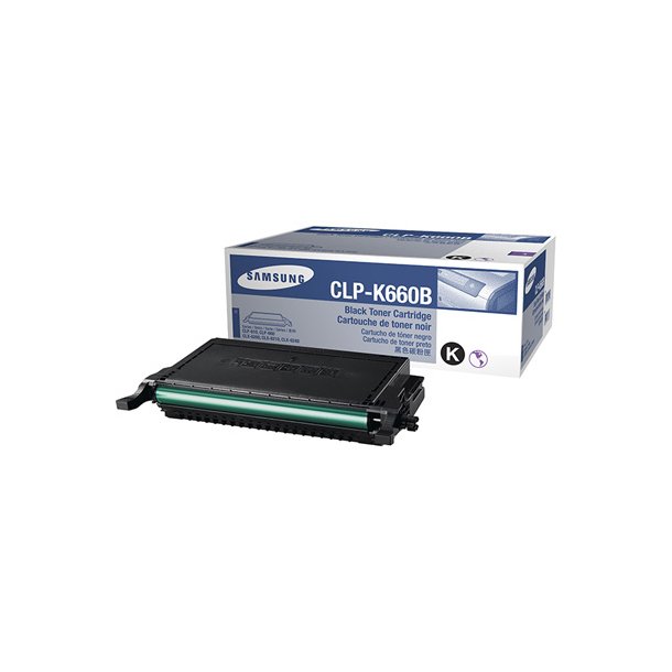 Samsung CLP-K660B, Svart Laser toner, Original