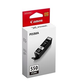 Køb Canon PGI 550 BK, med chip. sort blækpatron, Original, 15ml - Pris 159.00 kr.