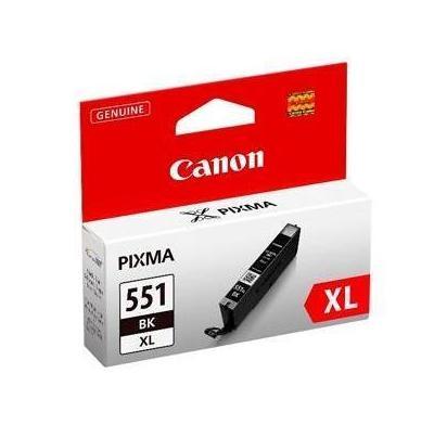 Køb Canon CLI 551 XL BK, med chip. sort blækpatron, Original, 11ml - Pris 179.00 kr.