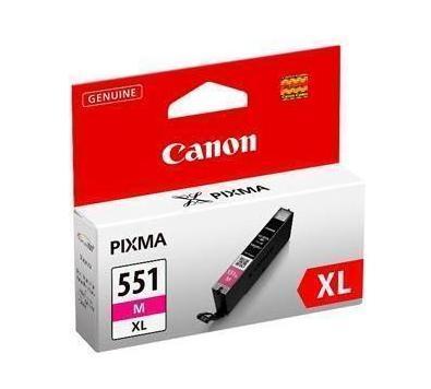 Køb Canon CLI 551 XL M, med chip. magenta blækpatron, Original, 11ml - Pris 179.00 kr.