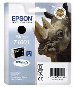 Køb Epson T1001 BK - C13T10014010 Original - Sort 25,9 ml - Pris 300.00 kr.