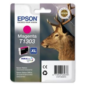 Køb Epson T1303 XL M - C13T13034012 Original - Magenta 10 ml - Pris 189.00 kr.