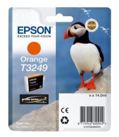 Køb Epson T3249 - C13T32494010 Original - Orange 14 ml - Pris 159.00 kr.