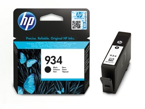Køb HP 934 BK - C2P19AE Original - Sort 8 ml - Pris 237.00 kr.