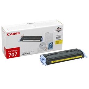 Canon toner 707 - 9421A004 gul 2000 sider, original