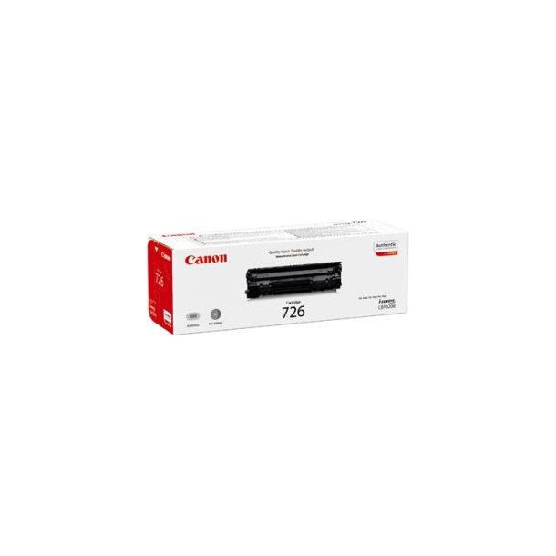 Canon CRG 726 BK 3483B002 svart toner, original