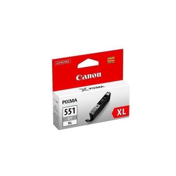 Canon CLI 551 XL GY 6447B001 Grey Ink Cartridge, Original, 11 ml