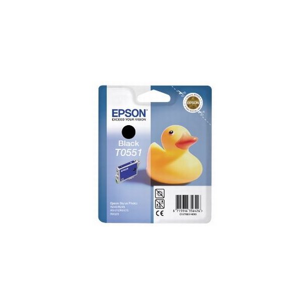 Epson T0551 BK C13T05514010 Original bl&auml;ckpatron -290 sidor