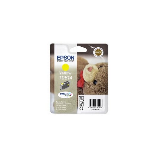 Epson T0614 Y C13T06144010 Original bl&auml;ckpatron -250 sidor