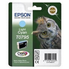 Epson bläckpatron T0795 - C13T07954010 ljus cyan 8 ml, original