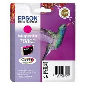 Epson bläckpatron T0803 - C13T08034011 magenta 7,4 ml, original