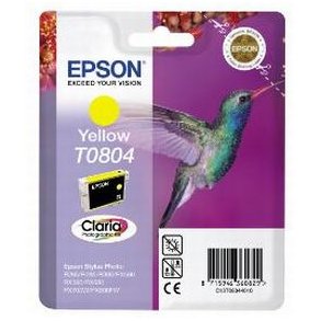 Epson T0804 Y -C13T08044011, Gul Bläckpatron, Original
