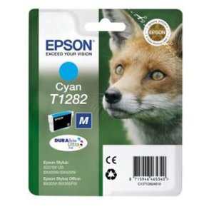 Epson bläckpatron T1282 - C13T12824012 cyan 3,95 ml, original