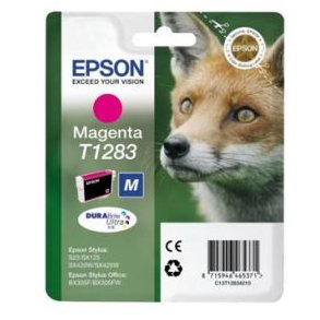 Epson bläckpatron T1283 - C13T12834012 magenta 3,95 ml, original