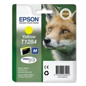 Epson bläckpatron T1284 - C13T12844012 gul 3,95 ml, original