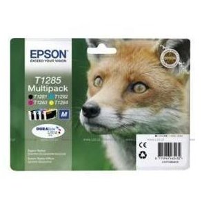 Epson bläckpatroner T1285 - C13T12854012, 4 st. multipack 16,4 ml, original